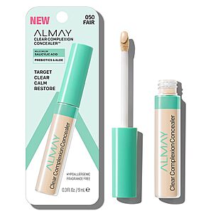 Almay Clear Complexion Acne & Blemish Spot Treatment Concealer Makeup w/ Salicylic Acid (050 Fair) $1.75 w/ S&S + Free Shipping w/ Prime or on $35+