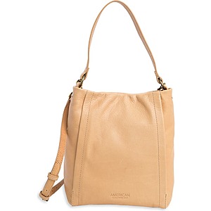 American Leather Co. Women's Holly Convertible Shoulder Bag (Cashew or Stone) $35.98 + Free Shipping on $39+