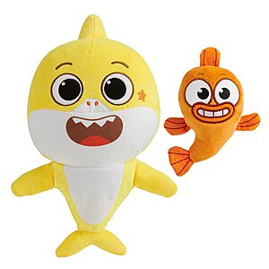 2-Piece Baby Shark's Big Show! Sing & Swing Musical Plush Stuffed Animal Toys (Baby Shark & William) $9 + Free Shipping w/ Prime or on $35+