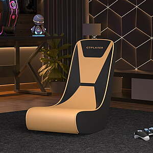 GTRacing Faux Leather Floor Rocker Video Gaming Chair (2 Colors) $21.10 + Free Shipping w/ Walmart+ or on $35+