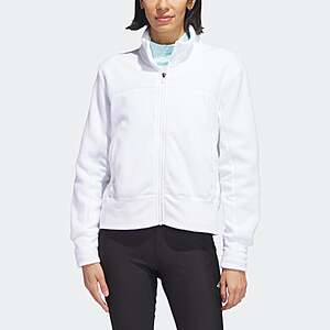 adidas Women's Full-Zip Fleece Jacket (White, Sizes M-XL) $19 + Free Shipping