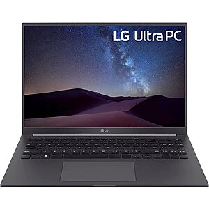 LG UltraPC 16U70Q Laptop: Ryzen 7 5825U, 16GB LPDDR4x, 512GB SSD, 16" 1080p IPS $700 + Free Shipping