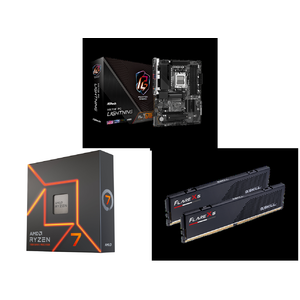 ASRock X670E AM5 ATX Motherboard + AMD Ryzen 7 7700X + 32GB (2x16GB) DDR5 6000 G.Skill Flare X5 PC RAM $500 + Free Shipping