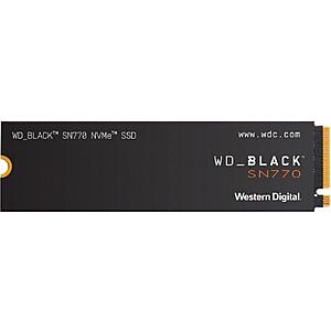 2TB Western Digital WD_Black SN770 M.2 2280 PCIe Gen4 Solid State Drive SSD $110 + Free Shipping