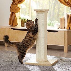 New Chewy Customers: 33.5" Frisco Sisal Cat Scratching Post (Brown) $19.53 w/ Autoship & Save + Free Shipping
