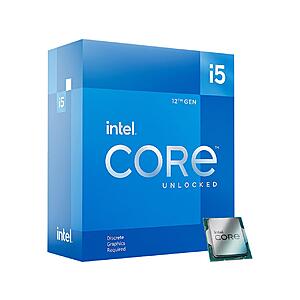 Intel i5-12600KF Desktop Processor $155 + Free Shipping