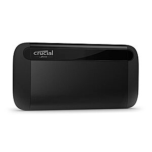 1TB Crucial X8 Portable USB 3.2 External Solid State Drive $48 + Free Shipping
