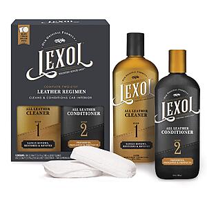 16.9-oz Lexol Leather Conditioner and Cleaner Care Kit w/ 2 Sponges $12.80