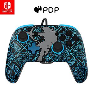 PDP Rematch Nintendo Switch Wired Pro Controller: Glow in the Dark Legend of Zelda TOTK (Sheikah Shoot) $15 + Free Shipping