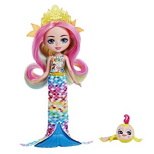 6" Enchantimals Radia Rainbow Fish Doll Toy w/ Flo Friend & Accessories $4.50 + Free Shipping w/ Prime or on $35+