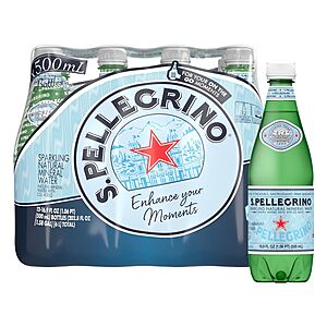 12-Count 16.9-Ounce S.Pellegrino Sparkling Natural Mineral Water $9.36 w/ S&S & More + Free Shipping w/ Prime or on $35+