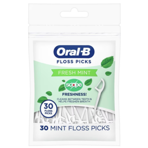 3-Pack 30-Count Oral-B Burst of Scope Floss Picks