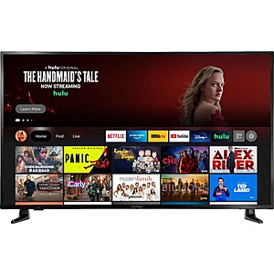 Insignia™ - 50" Class F30 Series LED 4K UHD Smart Fire TV With Free Echo Dot $299.99