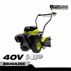 $999 RYOBI 40V HP 18 in. Battery Powered Rear Tine Tiller with (4) 6.0 Ah Batteries and Charger at the Home Depot -Free Delivery