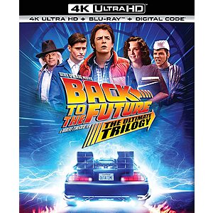 Back to the Future: The Ultimate Trilogy (4K UHD + Blu-ray + Digital) $30 & More + Free S/H