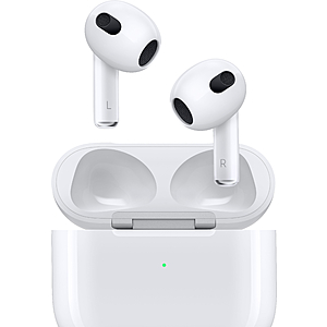 Apple AirPods (3rd Generation) w/ MagSafe Charging Case $150 at Amazon