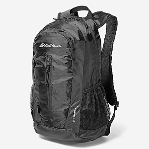Eddie Bauer: 20L Stowaway Packable Daypack or 25L Cinch Tote $5 Each & More + Free S/H