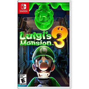 Luigi's Mansion 3 (Nintendo Switch, Physical or Digital) $40 + Free Store Pickup