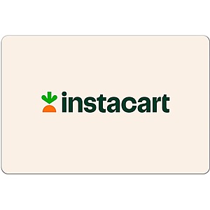 $100 Instacart Gift Card (Email Delivery) $90 & More