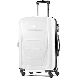 Price Drop: 24" Samsonite Winfield 2 Hardside Expandable Luggage with Spinner Wheels, Brushed White, $71.99