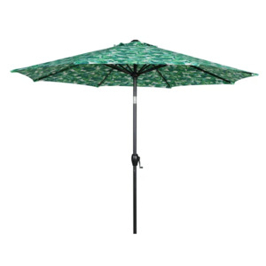9' Mainstays Round Outdoor Patio Umbrella w/ Crank (Select Colors) $25 + Free Store Pickup
