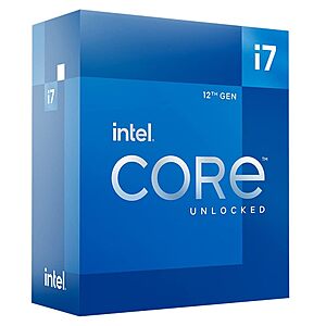 Intel Core i7-12700K 3.6 GHz 12-Core / 20-Thread LGA 1700 Desktop Processor $211 + Free Shipping