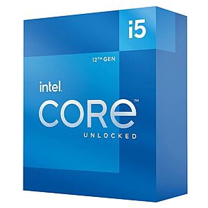 Intel Core i5-12600K 3.7 GHz 10-Core LGA 1700 Processor $153 + Free Shipping