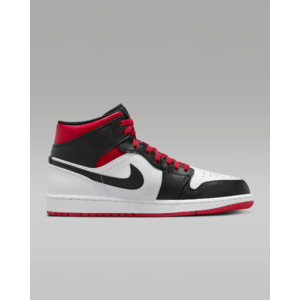Nike Men's Air Jordan 1 Mid Shoes (White/Black/Red) $80.23 + Free Shipping