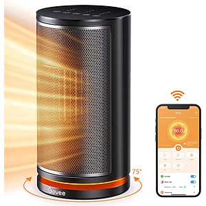 Prime Members: 1500W Govee Oscillating Smart Space Heater w/ Voice Remote $30 + Free Shipping