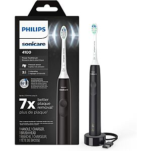 Philips Sonicare 4100 Rechargeable Electric Toothbrush $30 + Free Shipping
