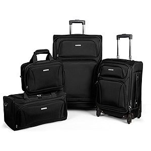 4-Pc American Tourister Luggage Set (20" & 28" Spinners, Duffel & Boarding) $99 + Free Shipping