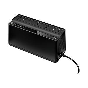 APC BE Series 7-Outlet 600VA Battery Backup UPS & Surge Protector $45.50 + Free Shipping