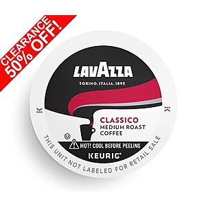 K-Cup® Pods by Lavazza 50% OFF