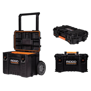 RIDGID 2.0 Pro 22 in. Gear System Rolling Tool Box and Tool Box and Tool Case 254065-254067-254069 - The Home Depot $139