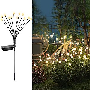 Amazon Prime: Solar Garden Lights - Firefly 4 Pack 12 LED for $25.58+FS