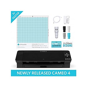 Silhouette America Cameo 4, Black Edition w/ Free Shipping for Prime Members $209.99