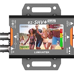 Lumantek EZ-SHV+ SDI to HDMI Converter with Display and Scaler - $179.00