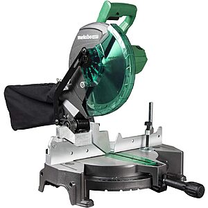 Metabo 10-Inch Single Bevel Miter Saw (C10FCGS) ($119 - $25 Metabo offer at checkout = $94)