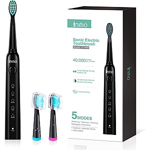 Initio Sonic Electric Toothbrush (4 Colors) $8 + Free Shipping w/ Prime or $35+ orders