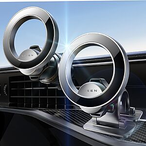 Prime Members: LISEN Magnetic Car Phone Holder for iPhone $6 + Free shipping w/ Prime or orders $35+