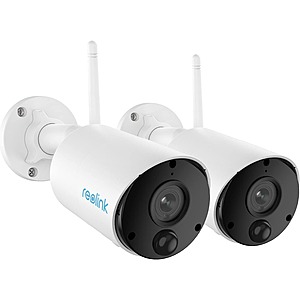 2 Pack Reolink Argus Eco 3MP IP65 Weatherproof Wireless Night Vision Outdoor Security Camera w/ 2-Way Audio $91 + Free Shipping