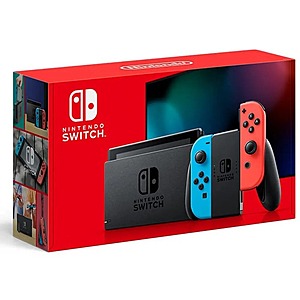 Nintendo Switch w/ Joy‑Cons (Neon Blue & Neon Red ) JP Model $240 + Free Shipping
