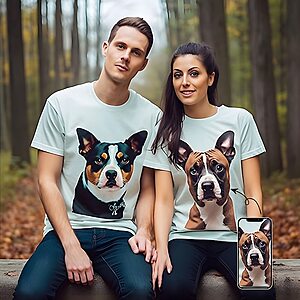 2x - Design your own custom printed T-Shirts for male/female - $18 shipped at LightInTheBox