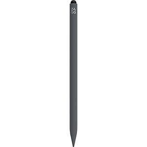 ZAGG - Pro Stylus 2 Active, Dual-Tip Pencil Stylus with Wireless Charging - Gray $49.99
