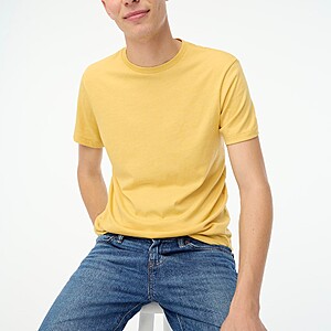 J.Crew Factory: Washed Jersey Tee (Warm Honey) $4.2