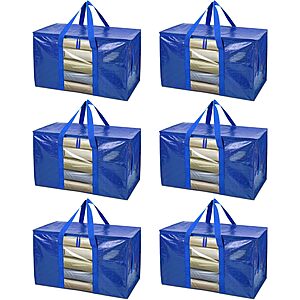 6-Pack Baleine Extra Large Moving Bags $11.99