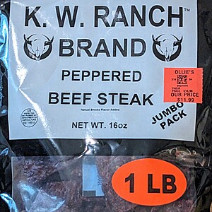 YMMV B&M - 1 lb KW Ranch Beef Jerky @Ollie's Bargain Outlet $11.99