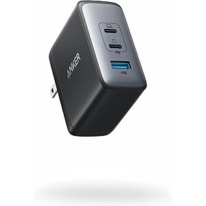 Prime Member Only: Anker 100W USB C Charger Block(GaN II), 3 Port Fast Compact Wall Charger, $42.99 + tax