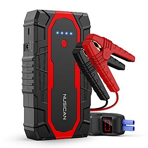 Prime: NUSICAN Car Battery Jump Starter, 1500A Lithium(Up to 7L Gas & 5.5L Diesel Engine) for $29.63+FS