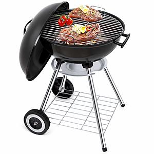 Portable Charcoal Grill for Outdoor Grilling 18inch ($21.99 AC + FS)